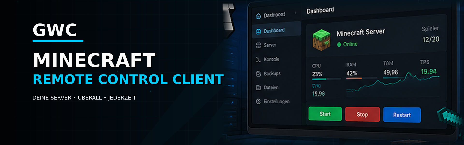 GWC Minecraft Remote Control Client